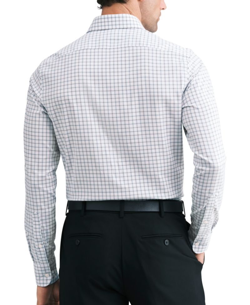 Men's TH Flex Slim-Fit Spread-Collar Dress Shirt