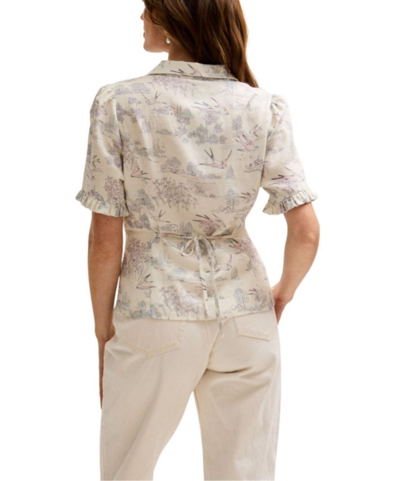 Women's Rachel Vintage Inspired Short Sleeve Shirt