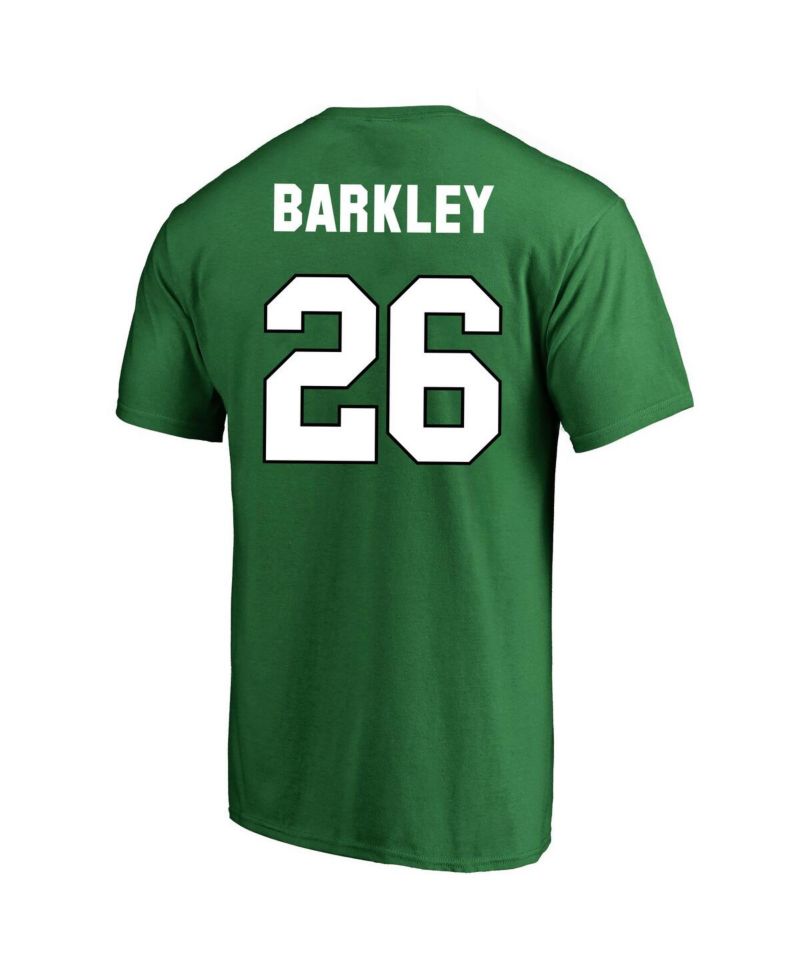 Men's Saquon Barkley Kelly Green Philadelphia Eagles Big & Tall Name & Number T-Shirt