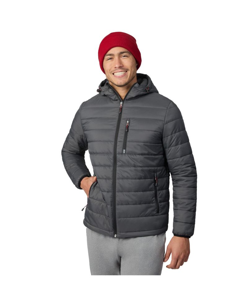 Men's Classic Solid Puffer Jacket