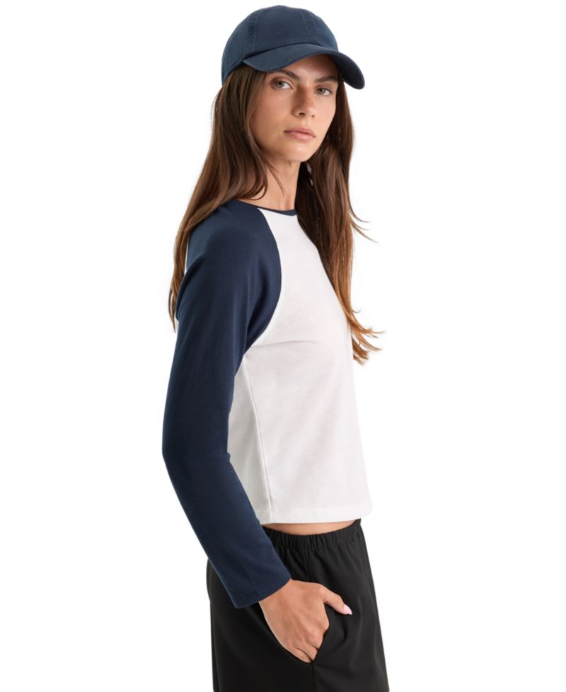 Women's Raglan Long-Sleeve Crewneck T-Shirt