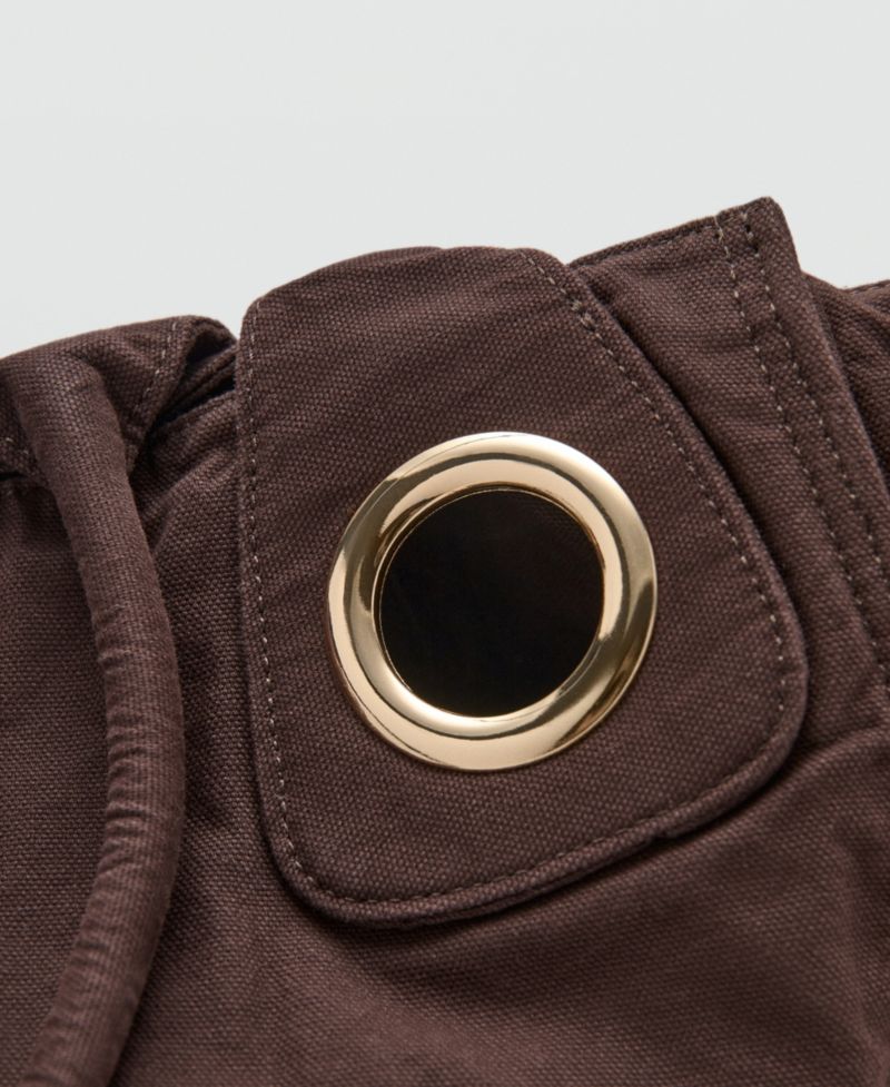 Women's Eyelets Canvas Bag