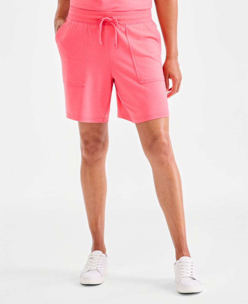 Women's LuxLounge French Terry Pull-On Shorts