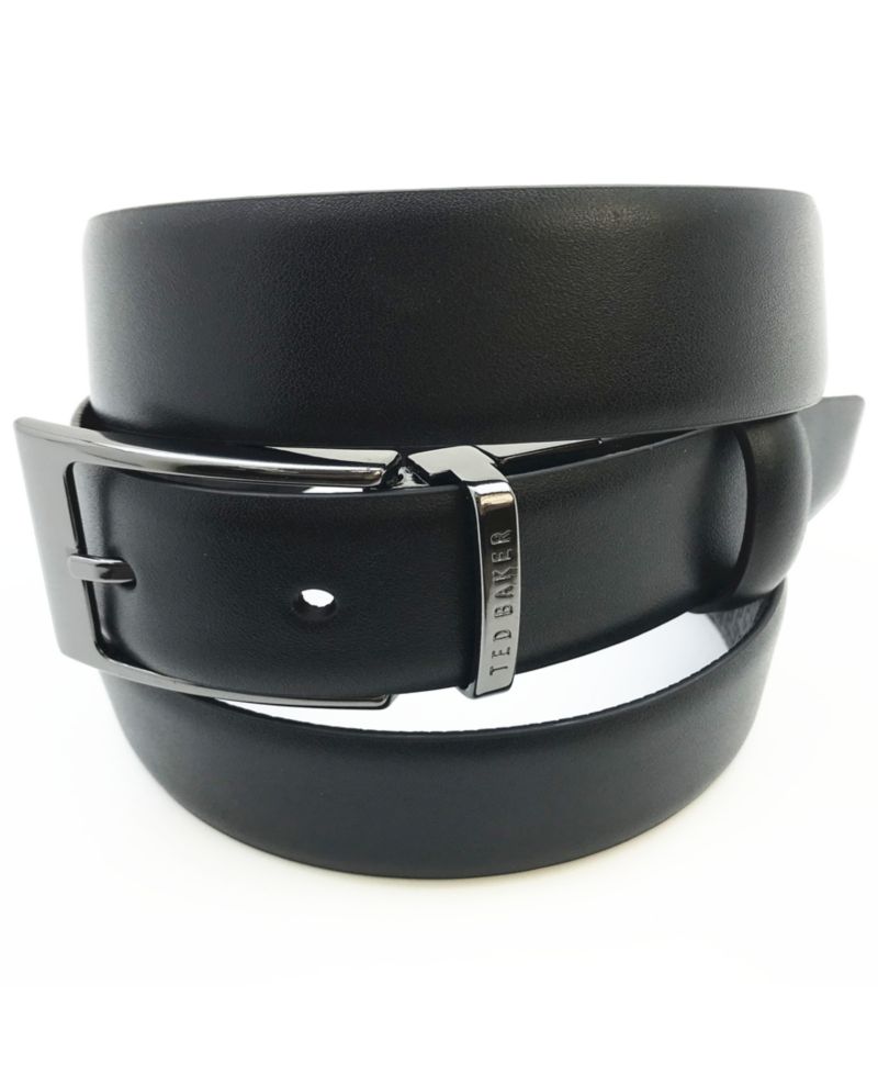 Men's Reversible Double Loop Leather Belt