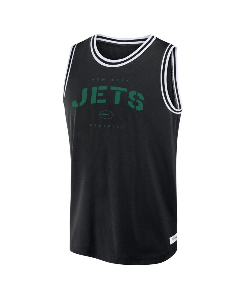 Men's Black New York Jets Elements Future Ground Jersey Tank Top