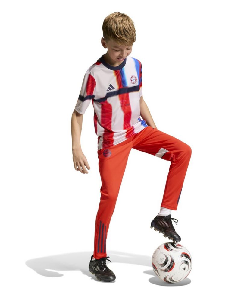Big Boys and Girls Navy Bayern Munich 2025/26 Pre-Match Training Jersey
