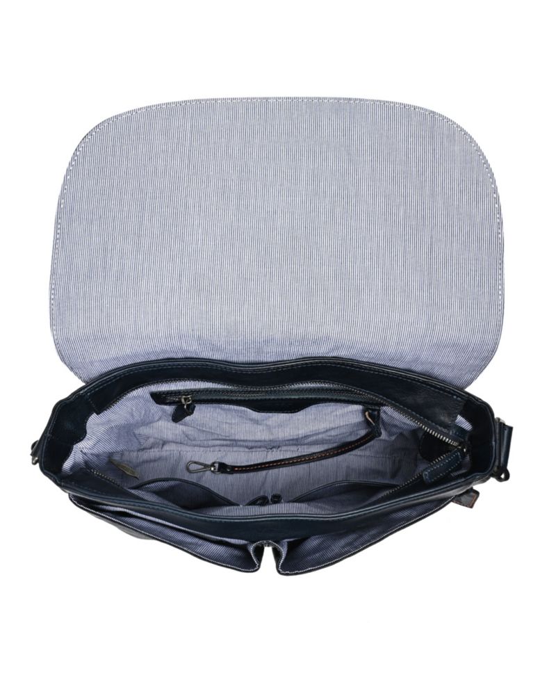 Moonlight Leather Messenger Bag