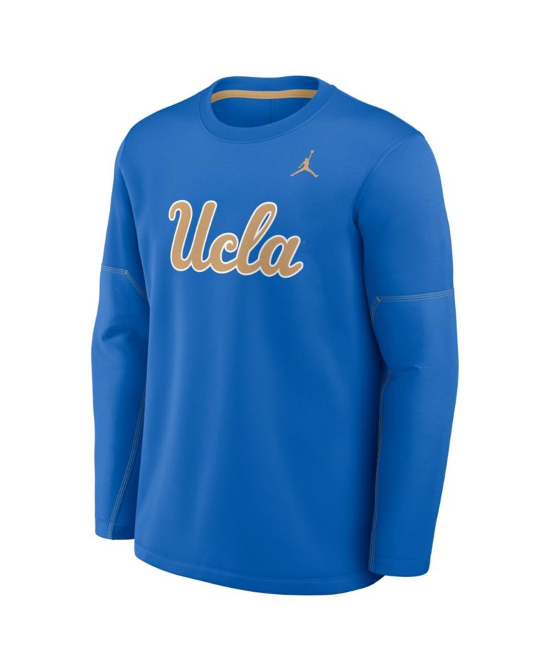 Men's Blue UCLA Bruins 2026 Sideline Coaches Therma-FIT Long Sleeve Top