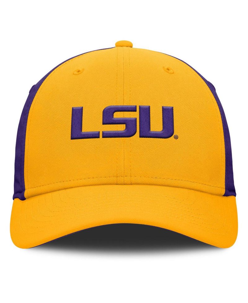 Men's Gold/Purple LSU Tigers 2025 Sideline Rise Local Performance Flex Hat