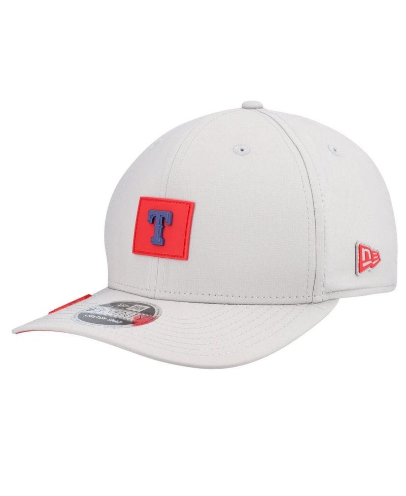 Men's Gray Texas Rangers 2026 Clubhouse 9SEVENTY Adjustable Hat