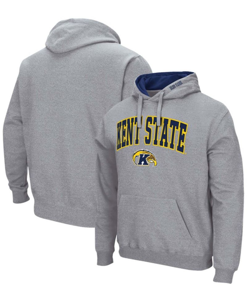 Men's Kent State Golden Flashes Arch and Logo Pullover Hoodie