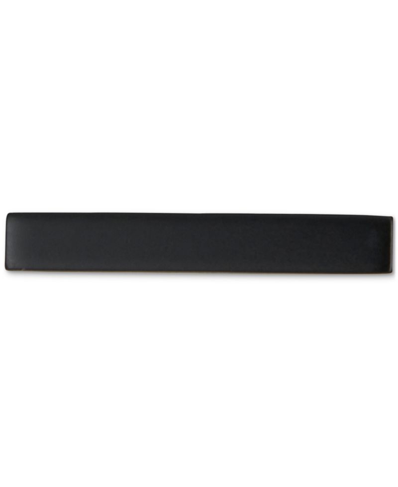 Men's Solid Black 1.5" Tie Bar
