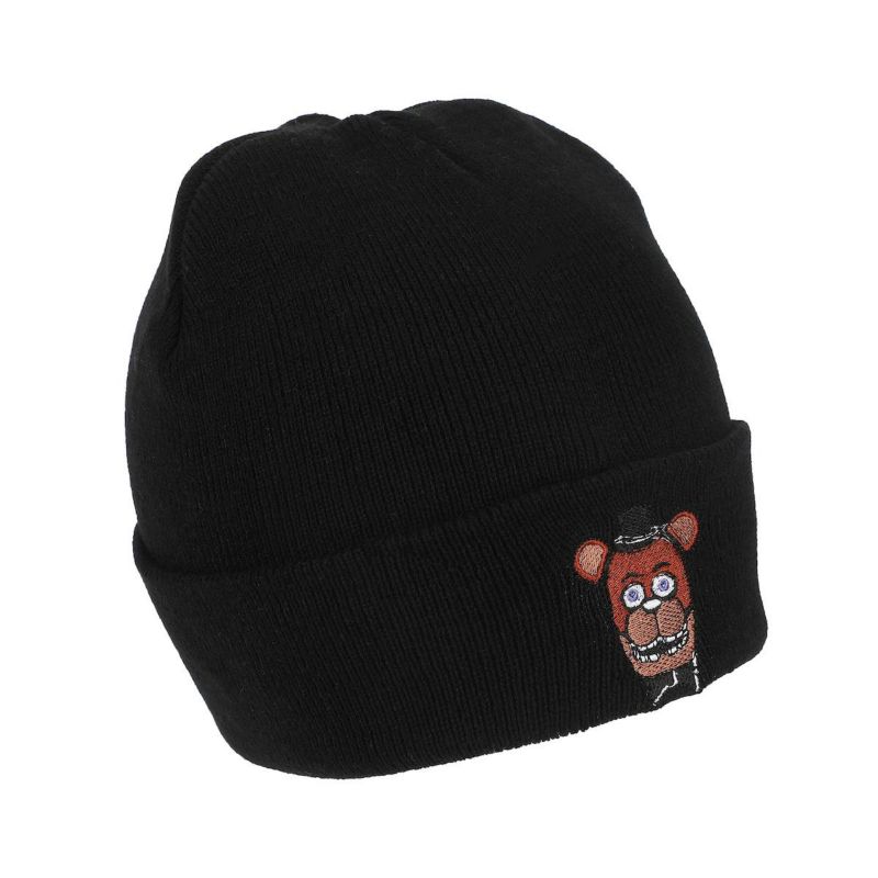 Men's Freddy Embroidery On Acrylic Knit Standard Cuff Beanie