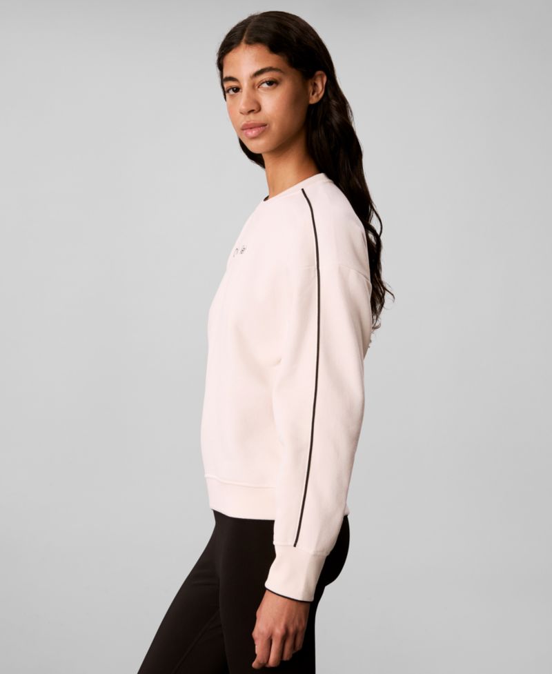 Women's Piped Crew Long-Sleeve Sweatshirt