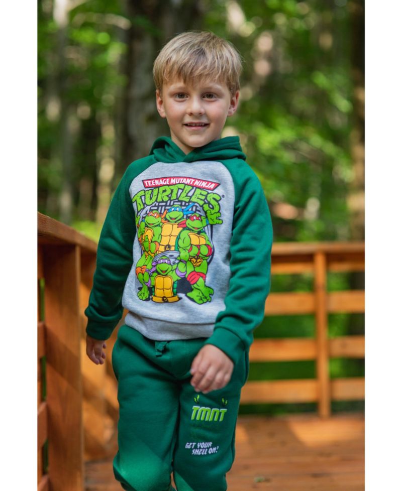 Toddler Boys Fleece Pullover Hoodie and Pants Outfit Set to (2T - 5T)