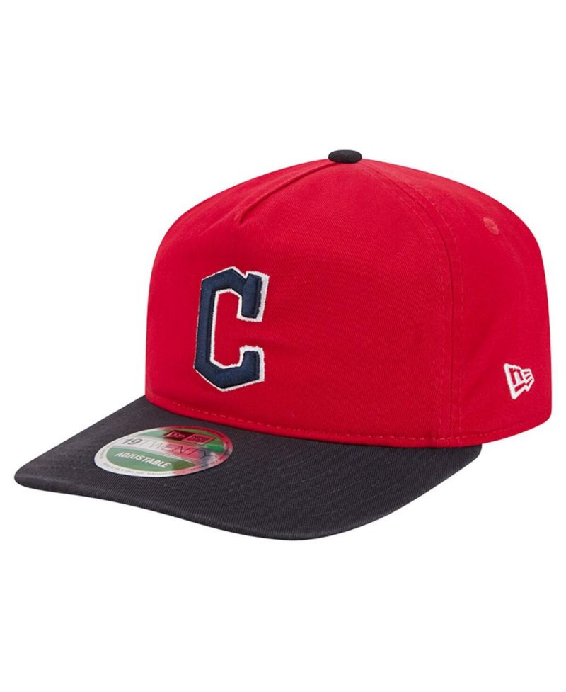 Men's Red Cleveland Guardians Team 19TWENTY Adjustable Hat