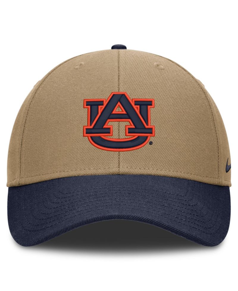 Men's and Women's Beige/Navy Auburn Tigers Primetime Rise Dri-FIT Adjustable Hat