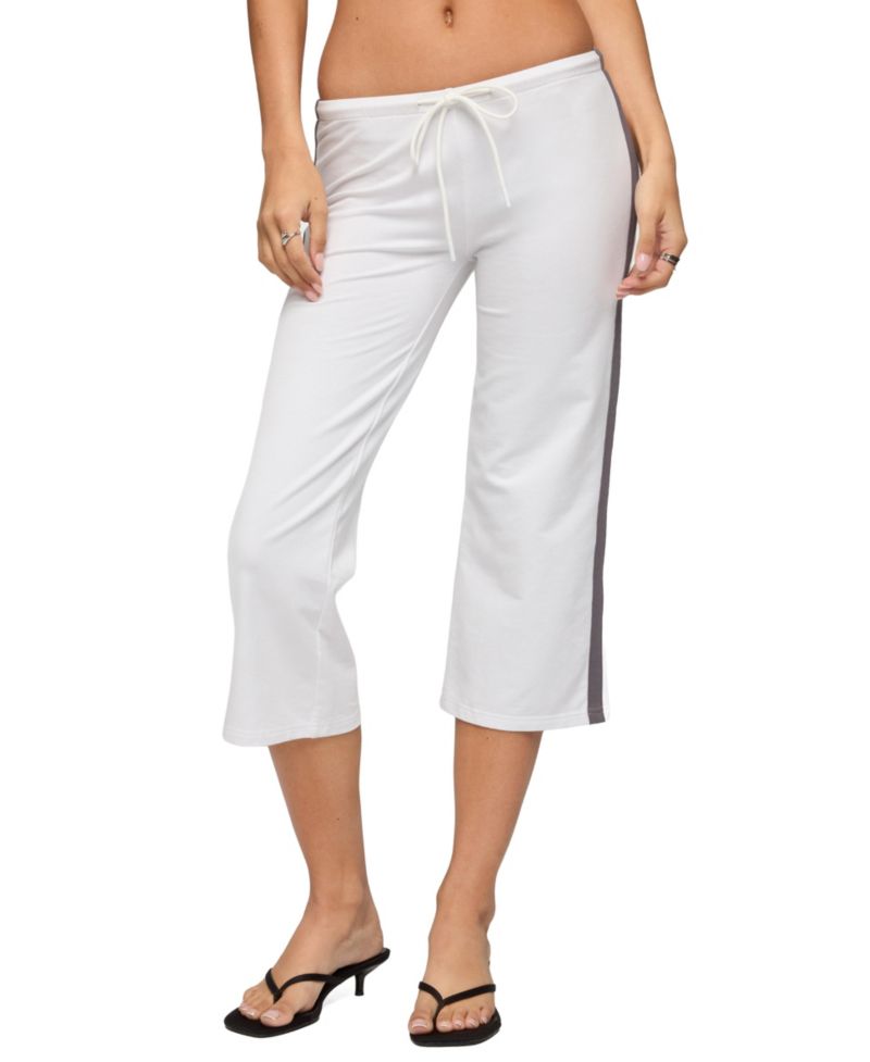 Women's Milene Contrast French Terry Capri Pants
