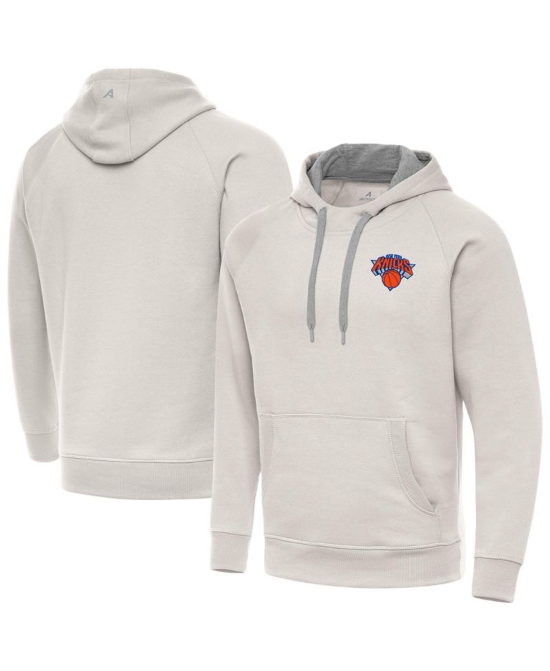 Men's Cream New York Knicks Victory Pullover Hoodie