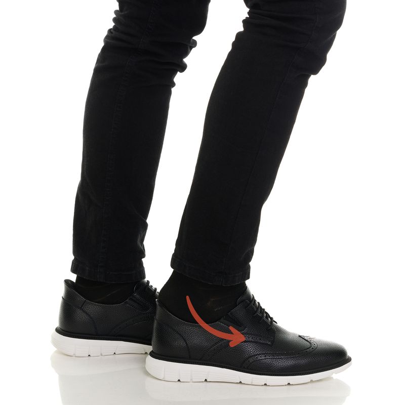 Men's Hill Street Hands-Free Slip On Technology Leather Wingtip Oxfords