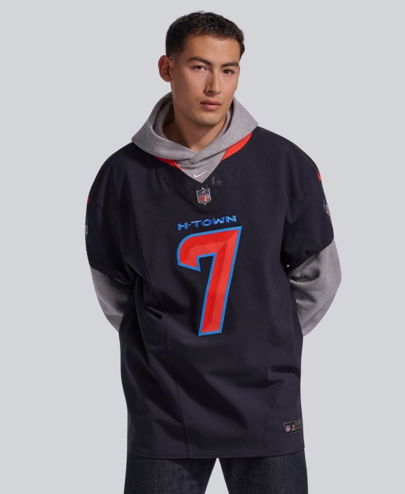 Men's C.J. Stroud Navy Houston Texans Alternate 2 Vapor F.U.S.E. Elite Jersey