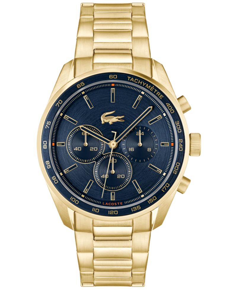 Men's Boston Ionic Plated Thin Gold Steel Watch 42mm