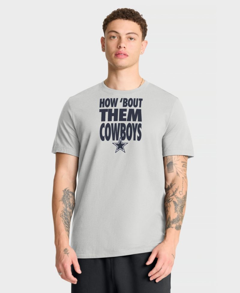 Men's Gray Dallas Cowboys We Run This T-Shirt