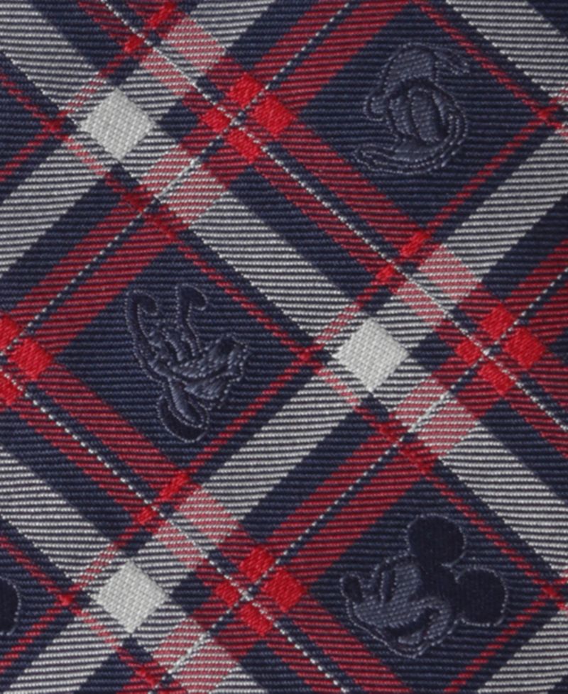 Men's Mickey and Friends Plaid Men's Tie