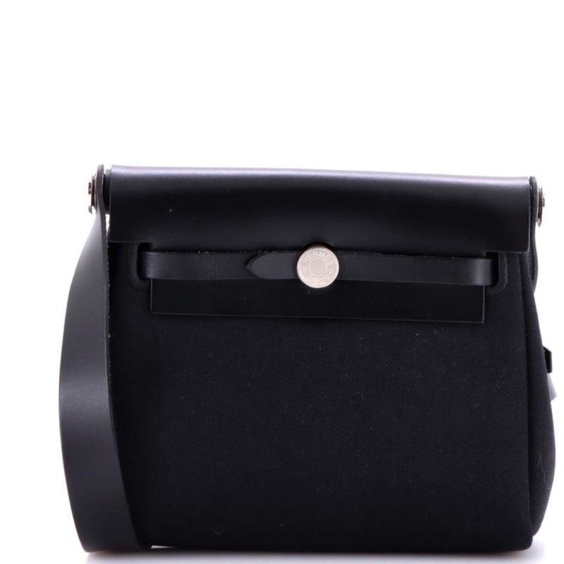 20 Herbag Zip Toile and Leather