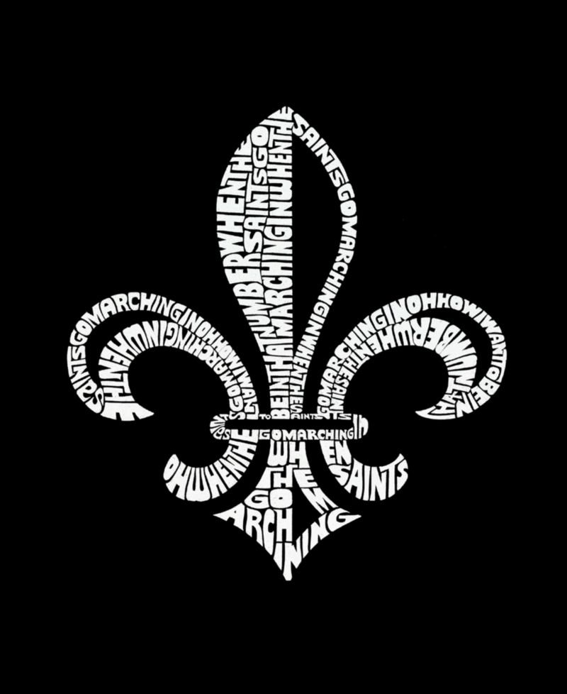 Men's Fleur-De-Lis Word Art Tank Top