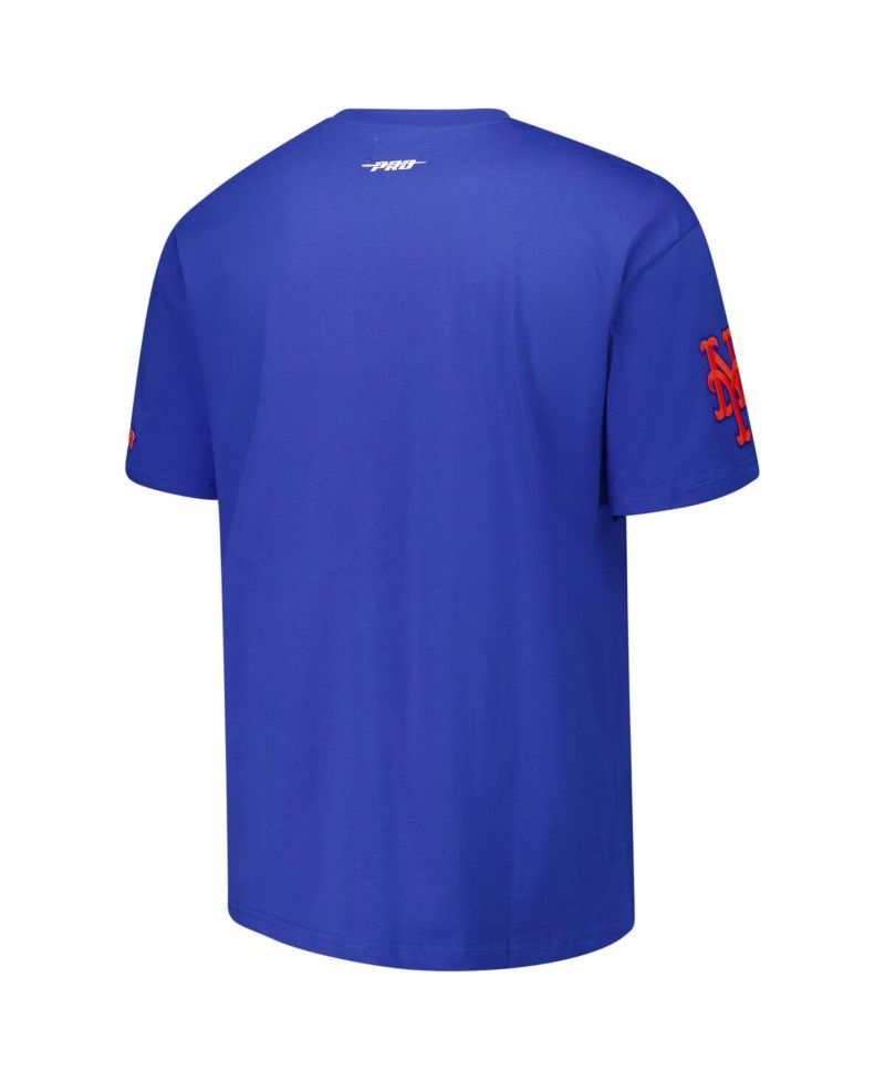 Men's Royal New York Mets Turn It Up Dropped Shoulder T-Shirt