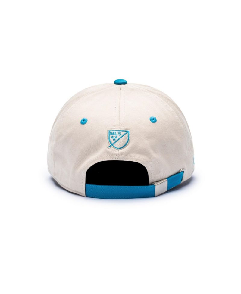 Men's and Women's Tan/Blue Charlotte FC Ocean Drive Adjustable Hat