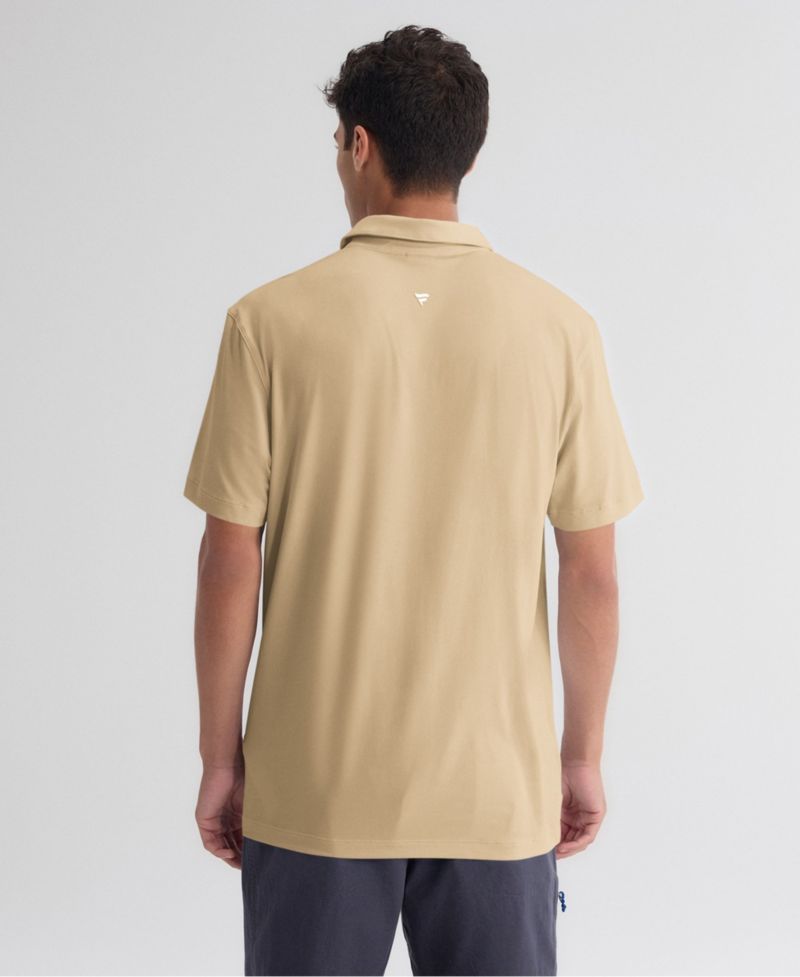Men's Tan Las Vegas Raiders Clutch Polo Shirt