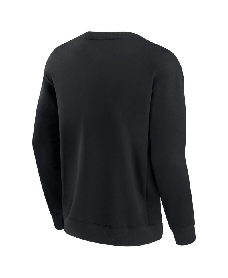 Men's and Women's Black Miami Dolphins Elements Unlimited Fleece Pullover Sweatshirt