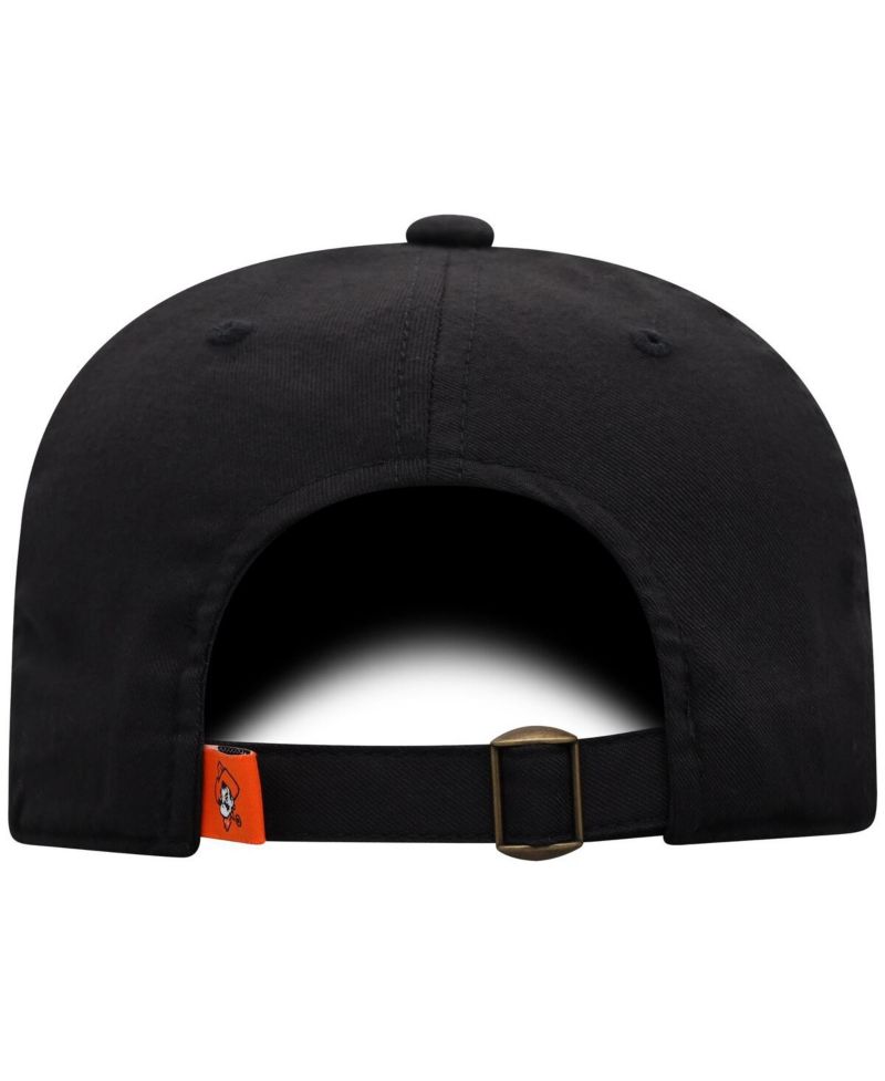 Men's Black Oklahoma State Cowboys Staple Adjustable Hat