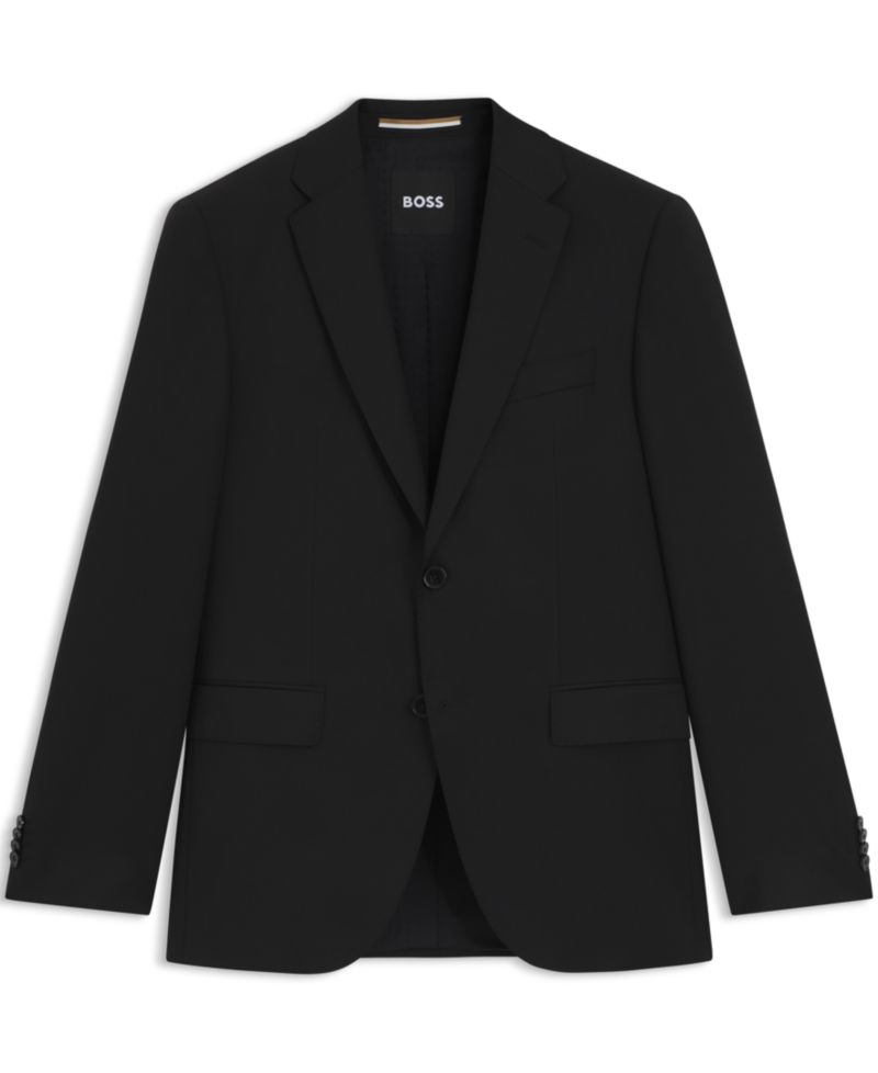 Men's Virgin-Wool Serge Suit Jacket