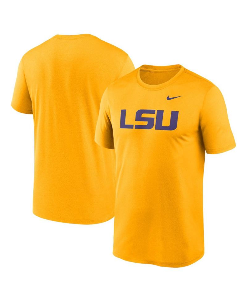 Men's Gold LSU Tigers Primetime Legend Logo T-Shirt