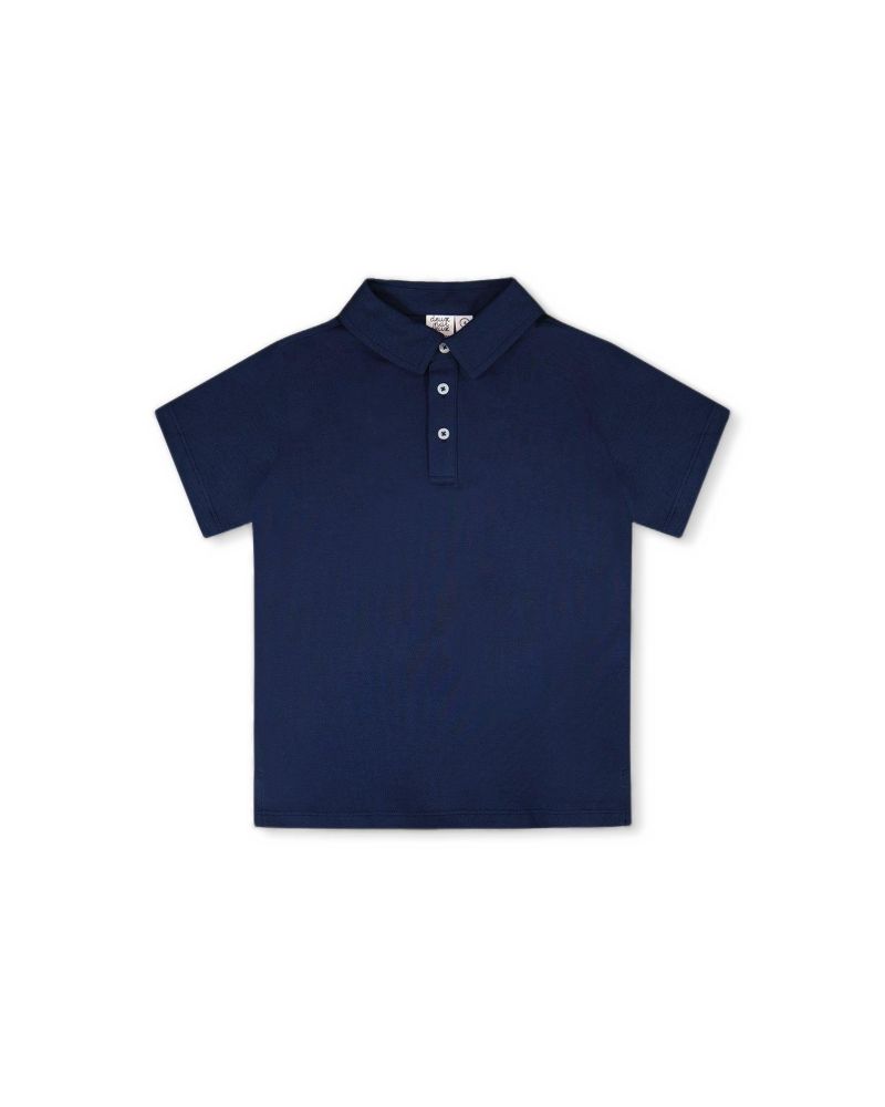 Little Boys Polo T-Shirt Blue