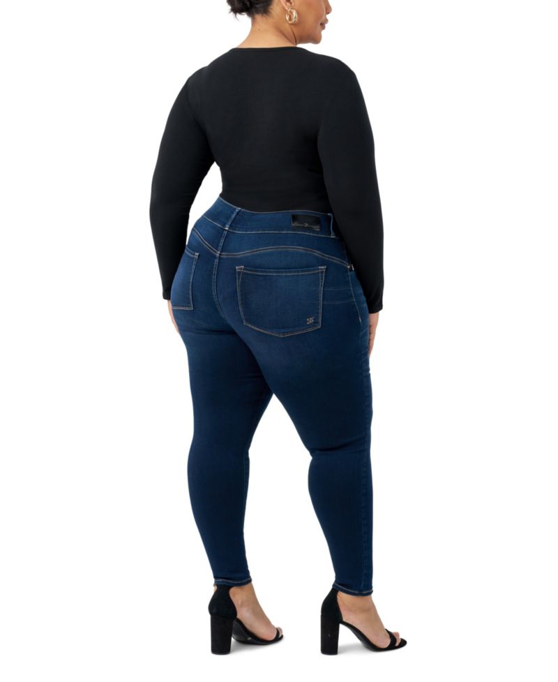 Plus Size High Rise Curvy Legging Jeans