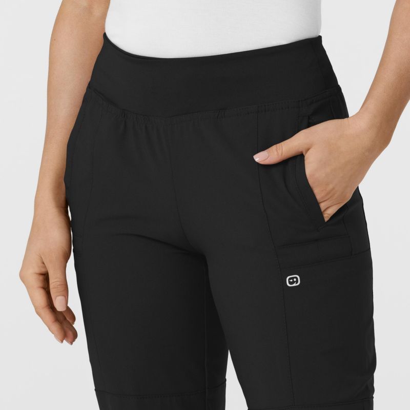 Women's W123 Comfort Waist Cargo Jogger Scrub Pant Regular