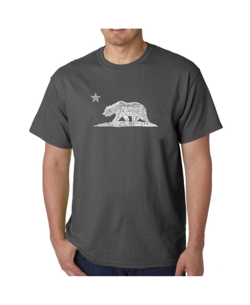 Mens Word Art T-Shirt - California Bear