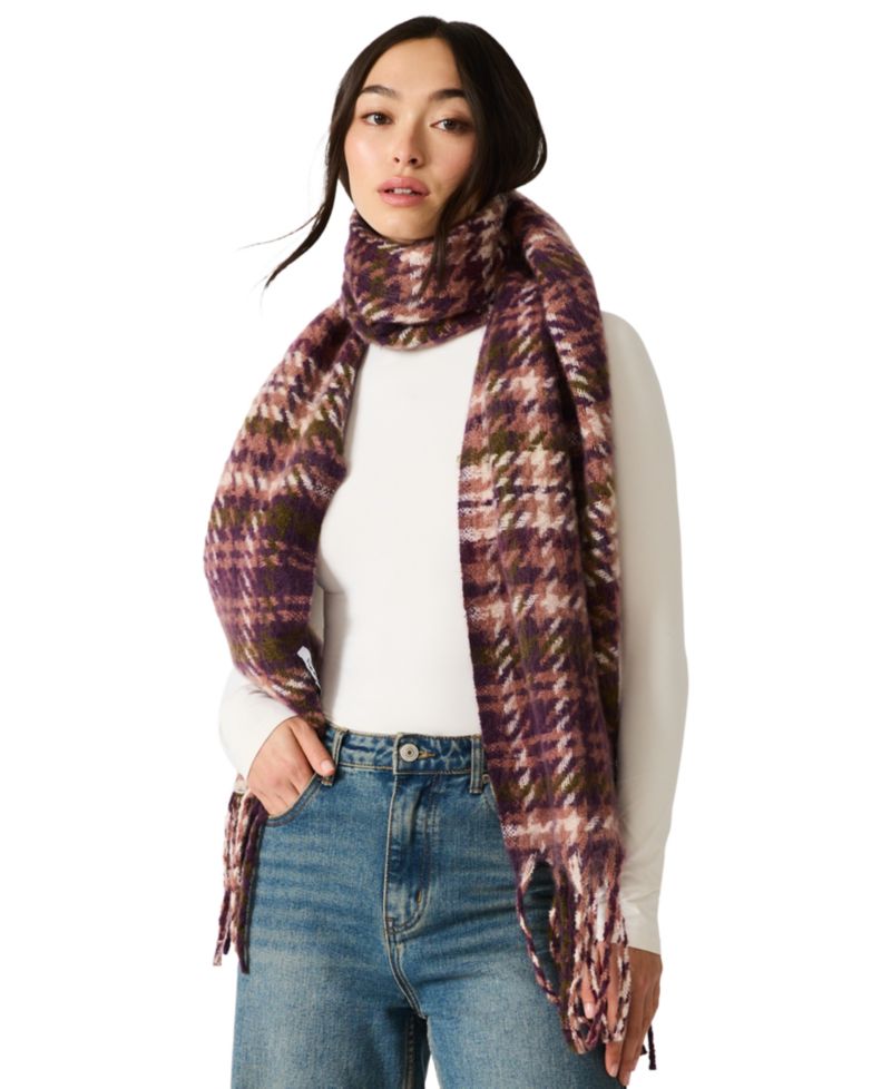 Brushed Twill Tartan Lofty Scarf