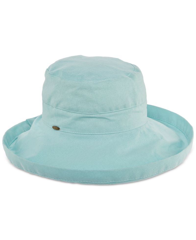 Cotton Big Brim With Inner Drawstring