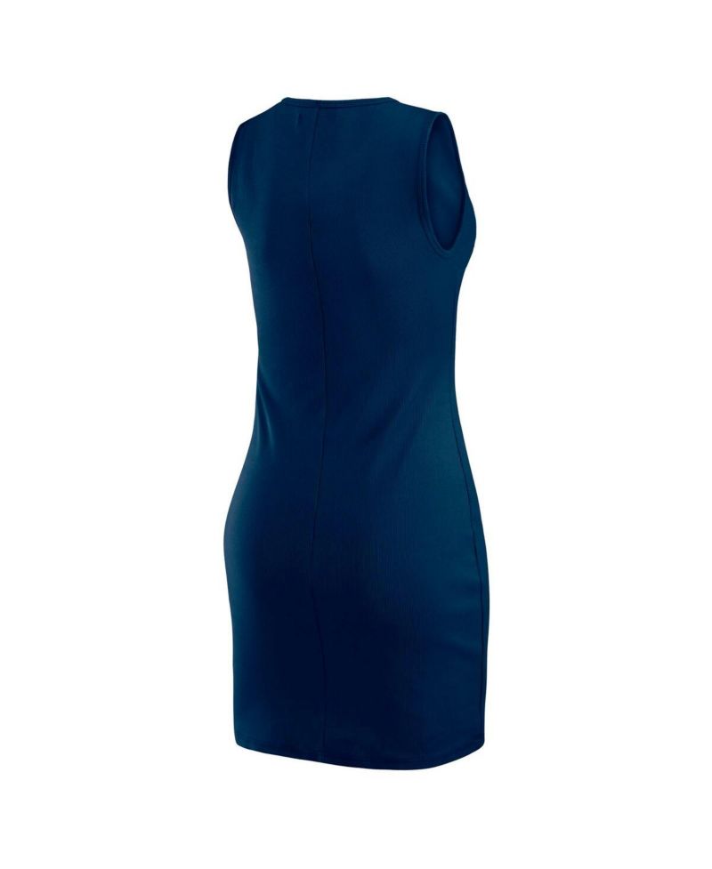 Women's x Gracie Hunt Navy Tennessee Titans Ribbed Tank Dress