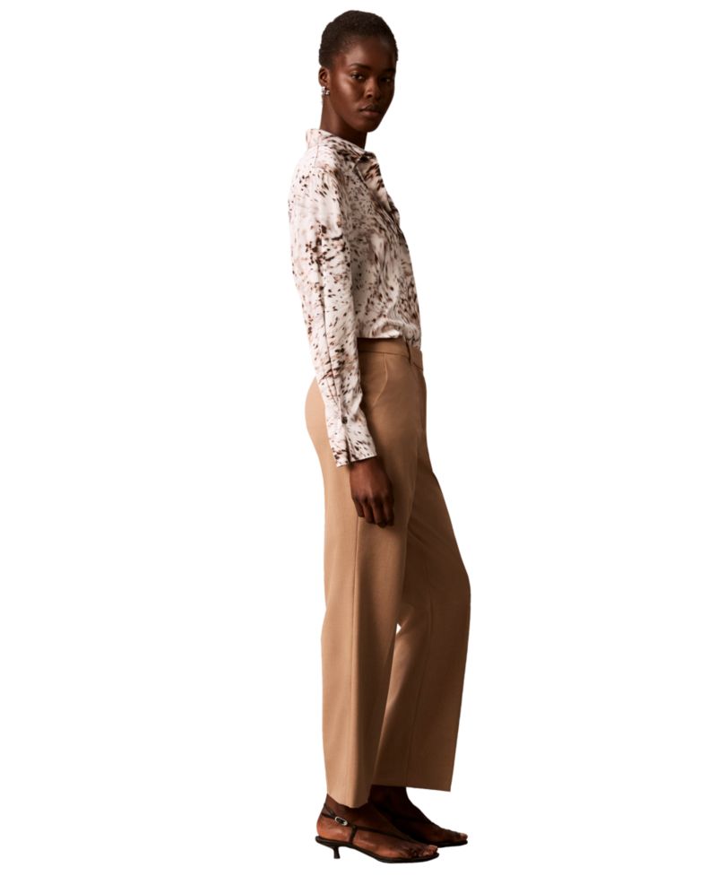 Petite Straight-Leg Ankle Pants