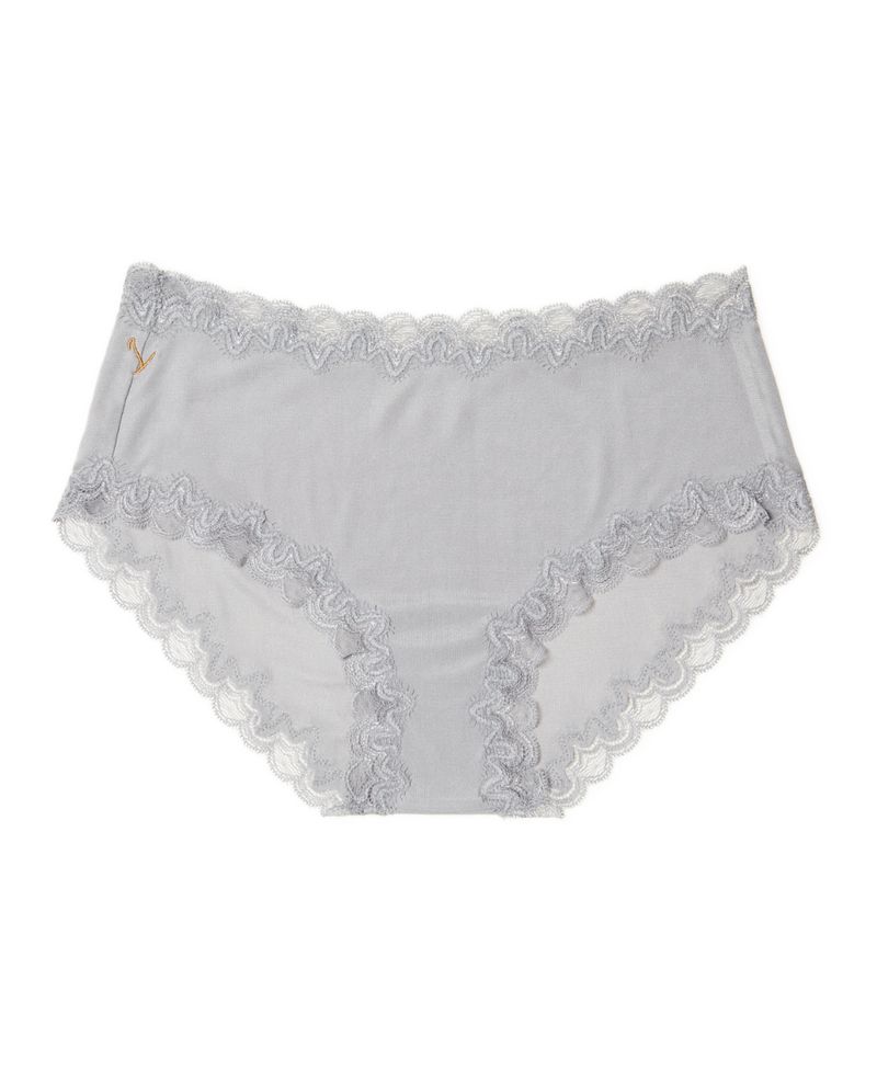 Women's Soft Silk Lace-Trim Briefs Underwear