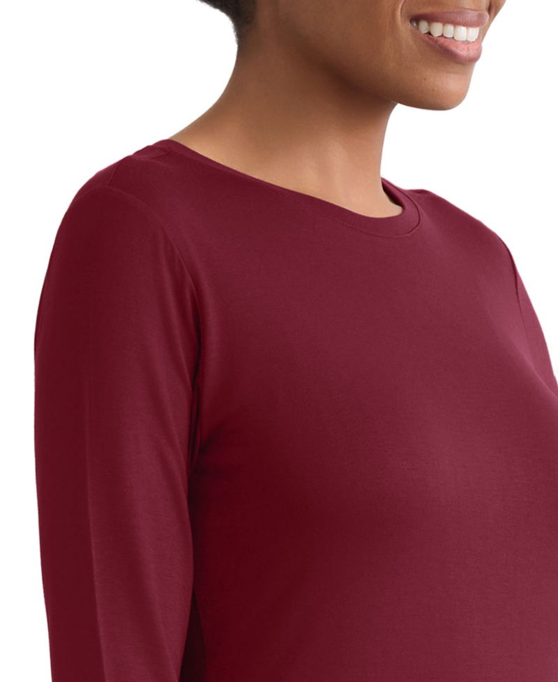 Women's Long-Sleeve Crewneck T-Shirt