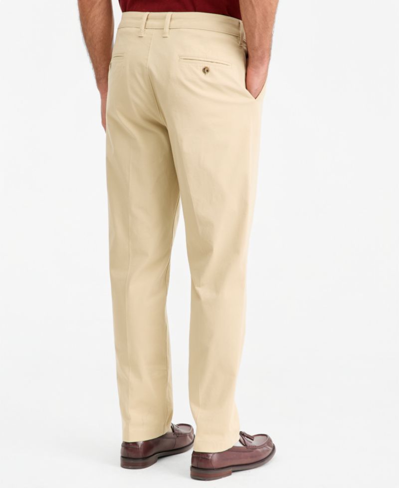 Men's Relaxed-Fit Pleated Chinos, Macy's Exclusive