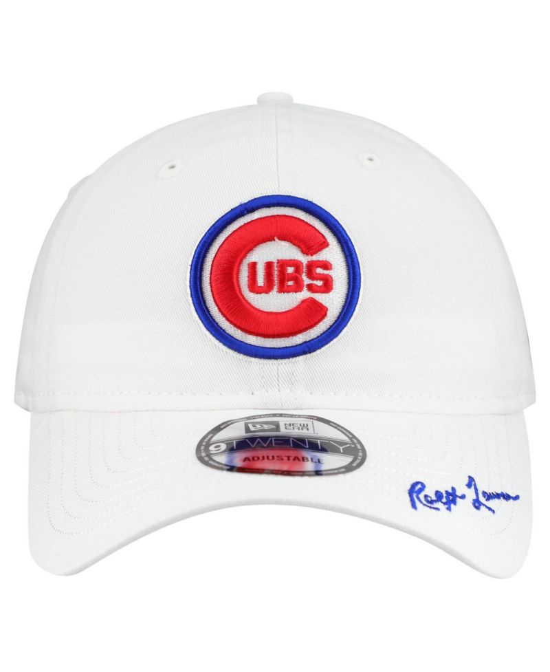 Men's Ralph Lauren x MLB White Chicago Cubs 9TWENTY Adjustable Hat