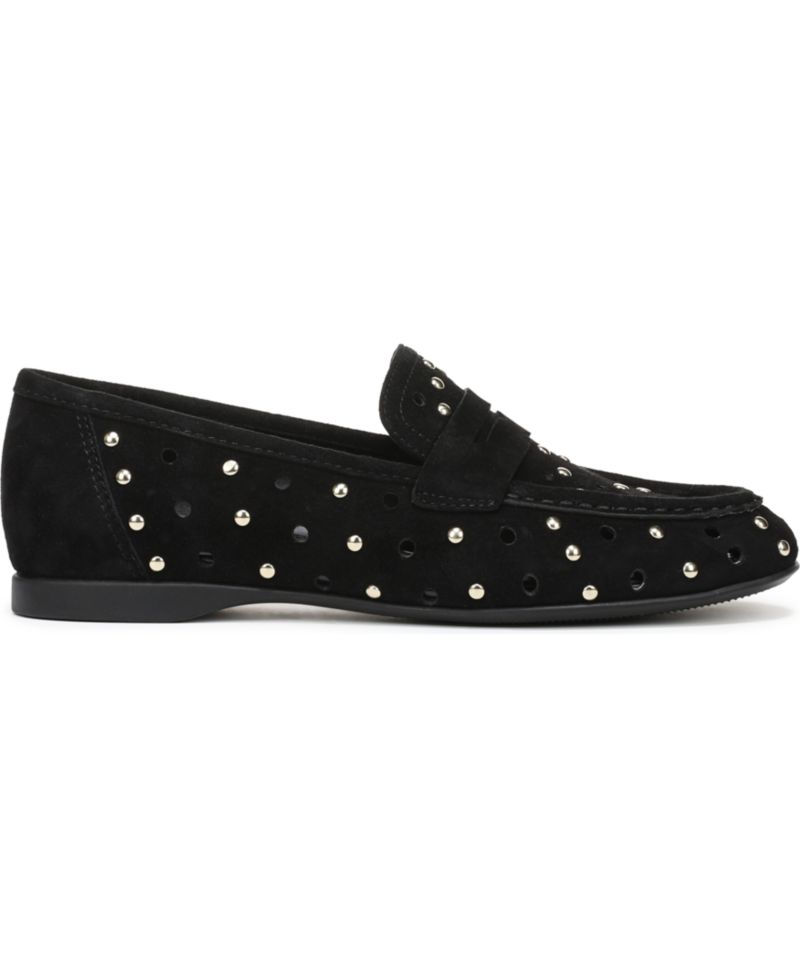 Women's Bloom-Stud Slip-On Loafers